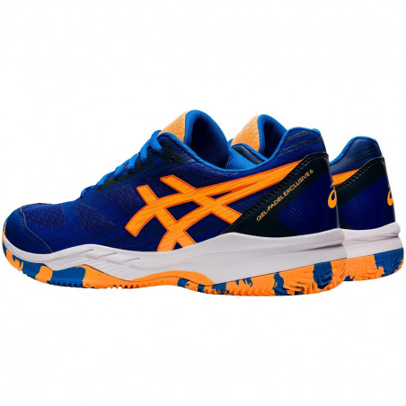 Chaussures Padel ASICS Homme GEL-PADEL EXCLUSIVE 6 Bleu / Orange AH 2021