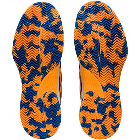 Chaussures Padel ASICS Homme GEL-PADEL EXCLUSIVE 6 Bleu / Corail AH 2020