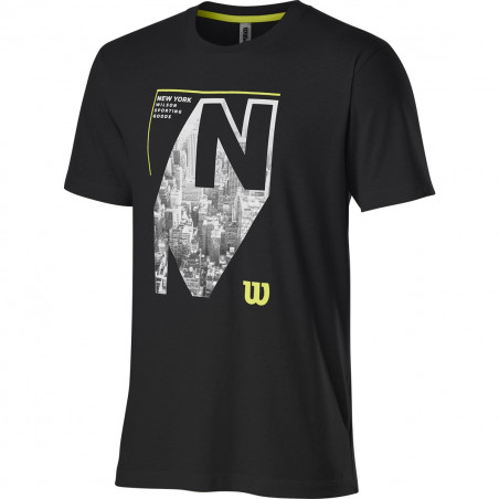T-Shirt Wilson Homme Noir / Blanc / Jaune AH 21