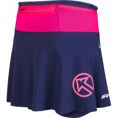 Short Running KINETIK Femme Ultra Skirt  Bleu / Rose PE 2019