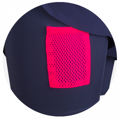 Short Running KINETIK Femme Ultra Skirt  Bleu / Rose PE 2019