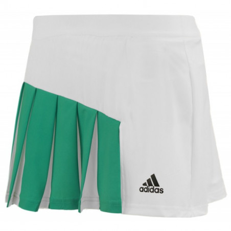 Jupe ADIDAS Femme avec shorty Roland Garros Blanc / Vert PE 2017