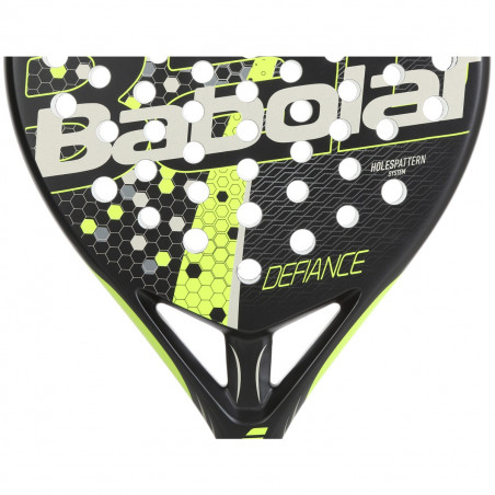 Raquette Padel BABOLAT Defiance Noir / Jaune (350 g) 2019