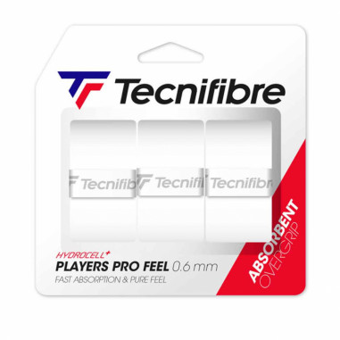 SurGrip TECNIFIBRE PLAYERS PRO FEEL 0.6mm Blanc