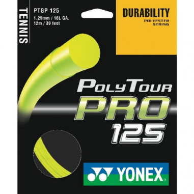Cordage YONEX Polytour Pro Jaune Fluo 1.25mm...