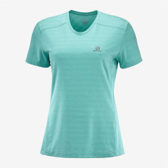 T-Shirt Running SALOMON Femme XA Tee W Vert PE 2020