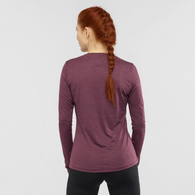 T-Shirt Running Manches Longues SALOMON Femme...
