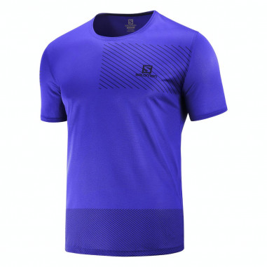 T-Shirt Running SALOMON Homme Sense Tee Bleu  /...