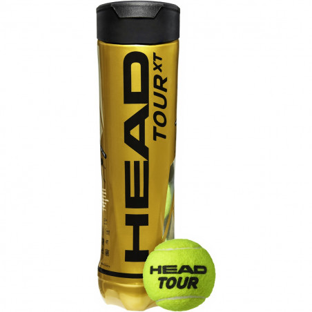 Tube de 4 balles HEAD TOUR XT