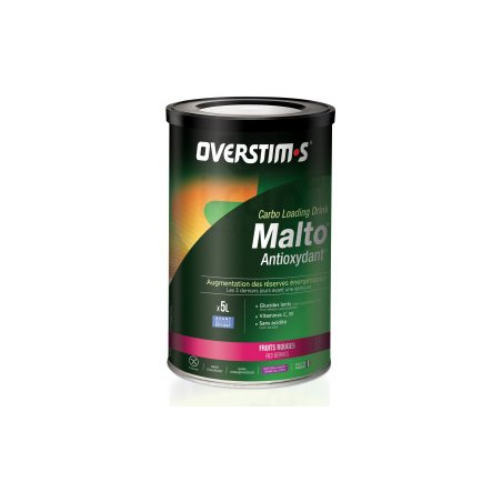Boisson Energétique OVERSTIM Malto Antioxydant Fruits rouges 500 g