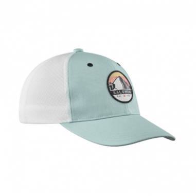 Casquette SALOMON CAP TRUCKER FLAT Vert Anis PE...