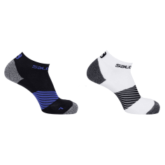Chaussettes Courtes SALOMON Homme SPEED 2pack Bleu /...