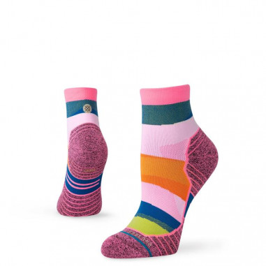 Chaussettes STANCE Femme RUN MIX It Up QTR Rose...