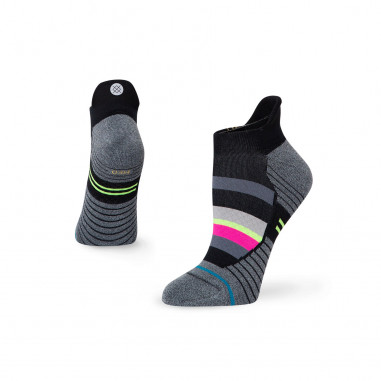 Chaussettes STANCE Femme TILED TAB Noir / Rose...