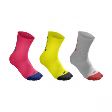 Chaussettes WILSON Junior Crew Sock Tri color...