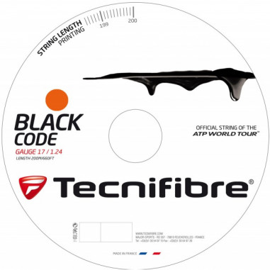 Bobine TECNIFIBRE Black Code Orange Fluo 1.24mm...