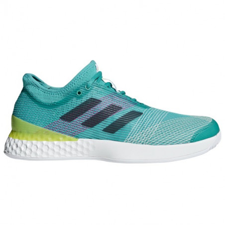 Chaussures ADIDAS Homme Adizero Ubersonic 3.0 Vert / Jaune IN20