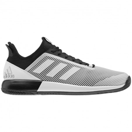 Chaussures ADIDAS Homme Defiant Bounce Terre Battue 2 Blanc / Noir PE 2020