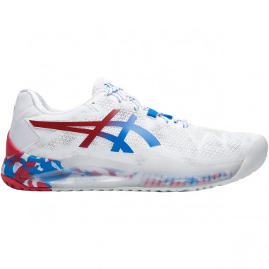 Chaussures ASICS Homme Gel-Resolution 8 Blanc /...
