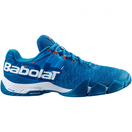 Chaussures Padel BABOLAT Homme Movea Bleu / Blanc PE 2020