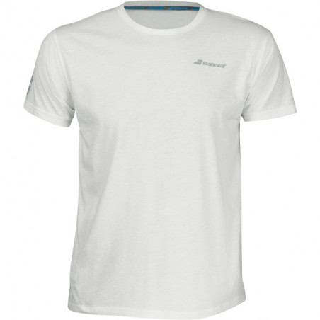 T-Shirt BABOLAT Homme Core Flag Club Tee Men Blanc PE 2018