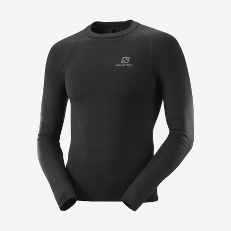 T-Shirt SALOMON EXO MOTION LS TEE Noir AH 2021