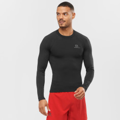 T-Shirt SALOMON EXO MOTION LS TEE Noir AH 2021 2