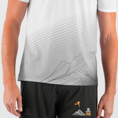 T-Shirt Running SALOMON Homme SENSE TEE Blanc /...