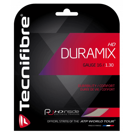Cordage TECNIFIBRE Duramix HD 1.30mm Blanc (12m)