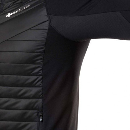 Veste Running RAIDLIGHT Homme Hybrid Jacket Blanc  / Gris PE 2019