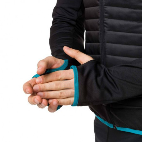 Veste Running RAIDLIGHT Homme Hybrid Jacket Blanc  / Gris PE 2019