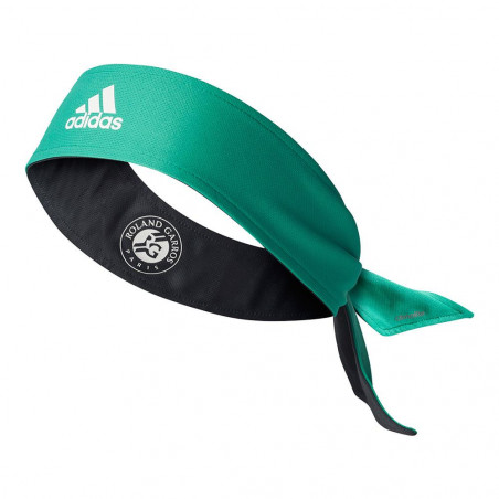 Bandeau ADIDAS Roland Garros Vert / Gris anthracite PE 2017