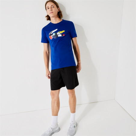 T-Shirt LACOSTE Homme SPORT Cotton Bio Bleu 2022