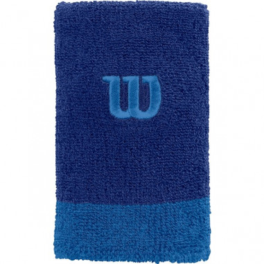 Poignets Eponge WILSON Extra Wide Bleu Ciel /...