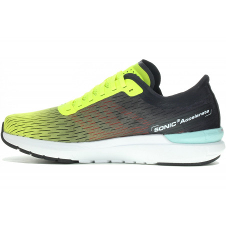 Chaussures Running SALOMON Homme SONIC 3 ACCELERATE Jaune / Blanc / Noir AH 2020