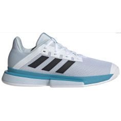 Chaussures ADIDAS Homme SoleMatch BOUNCE Blanc / Bleu PE...
