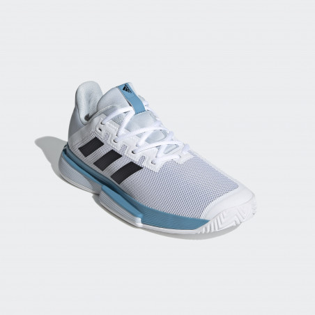 Chaussures ADIDAS Homme SoleMatch BOUNCE Blanc / Bleu PE 2021