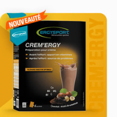 Crème ERGYSPORT Energétique Chocolat / Eclats de...