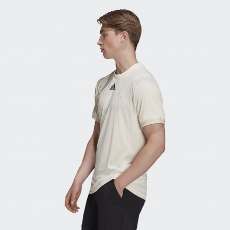T-Shirt ADIDAS Homme FLIFT TEE PB Ecru AH 2021