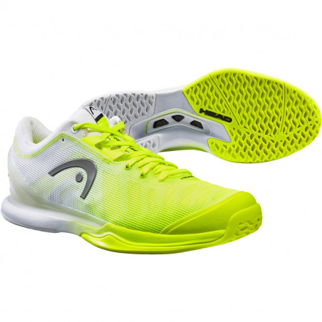 Chaussures HEAD Homme SPRINT PRO 3.0 Jaune / Blanc 2020