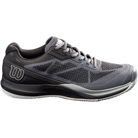 Chaussures WILSON Homme RUSH PRO 3.5 Terre Battue Gris / Noir PE 2021