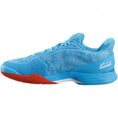 Chaussures BABOLAT Homme JET TERE Terre Battue Bleu / Rouge PE 2021