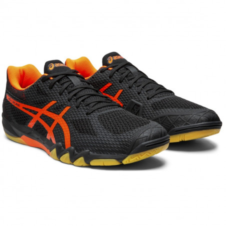 Chaussures ASICS Homme Indoor Squash Badminton GEL-BLADE 7 Noir / Orange AH 2020