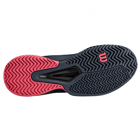 Chaussures WILSON Femme Kaos 2.0 Clay Rose Framboise / Anthracite PE 2019