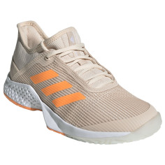 Chaussures ADIDAS Femme Adizero Club Beige / Orange AH 2019