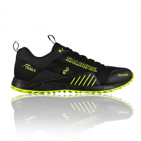 Chaussures Running SALMING Homme TRAIL T4 Noire / Jaune PE 2019