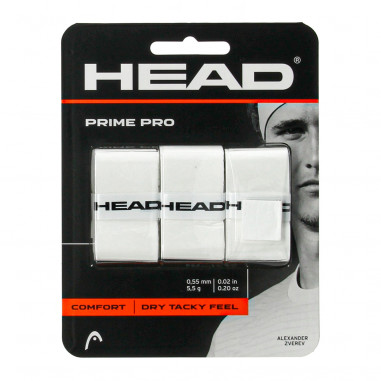 Surgrip HEAD Prime Pro Blanc x3