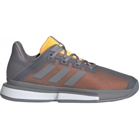 Chaussures ADIDAS Homme Sole Match Bounce Terre Battue Gris/Orange AH 19