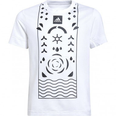 T-Shirt ADIDAS Garçon Q2 TEE Blanc PE 2022