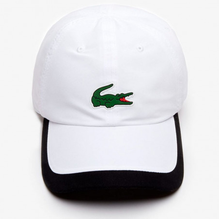 Casquette LACOSTE SPORT Blanc / Noir / Vert PE 2022